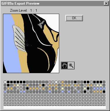 GIF89a Export preview