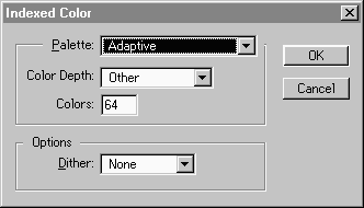 Indexed Color Dialog